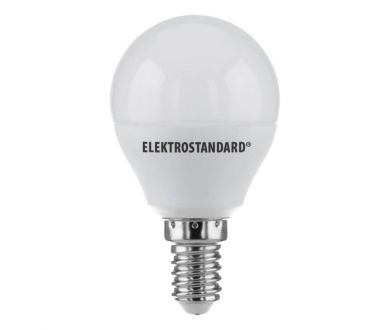 Лампа светодиодная Elektrostandard E14 7W 6500K шар матовый 4690389041556