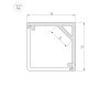 Алюминиевый профиль Arlight SL-KANT-H16-2000 WHITE 037117