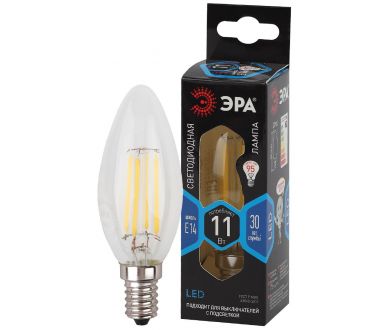 Лампа светодиодная Эра E14 11W 4000K F-LED B35-11w-840-E14 Б0046987