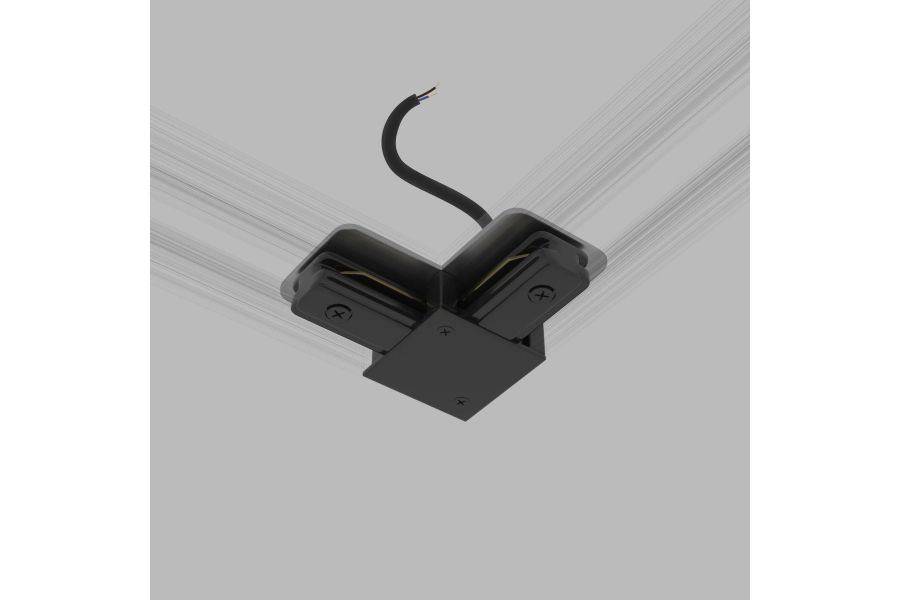 Коннектор угловой с вводом питания для однофазного шинопровода Elektrostandard 85012/00 4690389217678 a071303