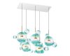 Подвесная люстра Loft IT Bolle 2027-S5 Blue