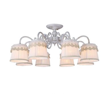 Потолочная люстра Arte Lamp Merletto A5709PL-8WG