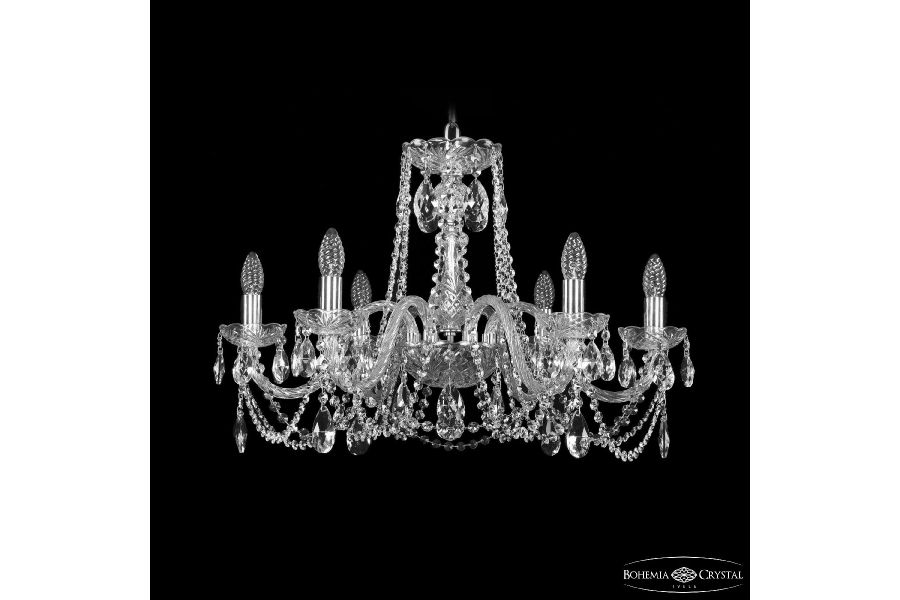 Подвесная люстра Bohemia Ivele Crystal 1402/6/240 Ni