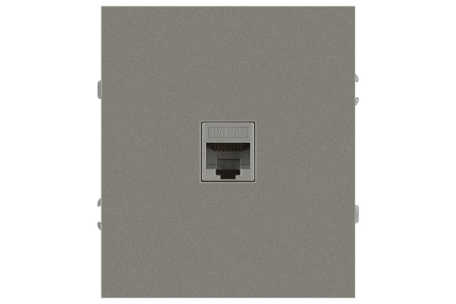 Розетка Эра Arktik 16-3107-07 информационная RJ45 титан Б0070480