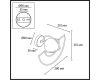 Настенный светильник Odeon Light L-Vision Futurum 7196/3WL