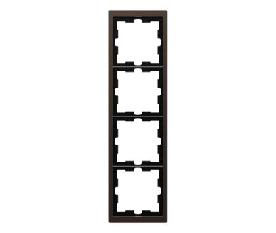 Рамка 4-постовая Schneider Electric Merten D-Life MTN4040-6552