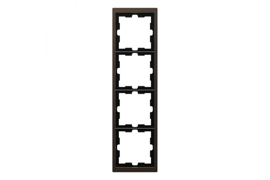 Рамка 4-постовая Schneider Electric Merten D-Life MTN4040-6552