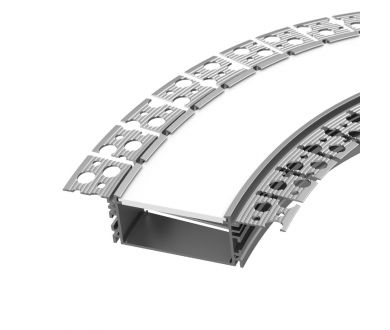Профиль Arlight FANTOM-BENT-W49-SIDE-2000 ANOD 046423
