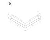 Трековый магнитный светильник Arlight MAG-ORIENT-FLAT-ANGLE-L295-18W Warm3000 (BK, 100 deg, 48V) (IP20 Металл) 060731
