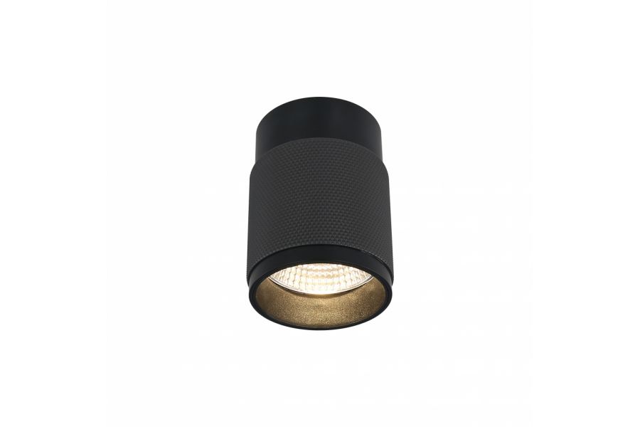 Накладной светильник iLedex Delta 1955-10W-3000K-36 BK+GRP