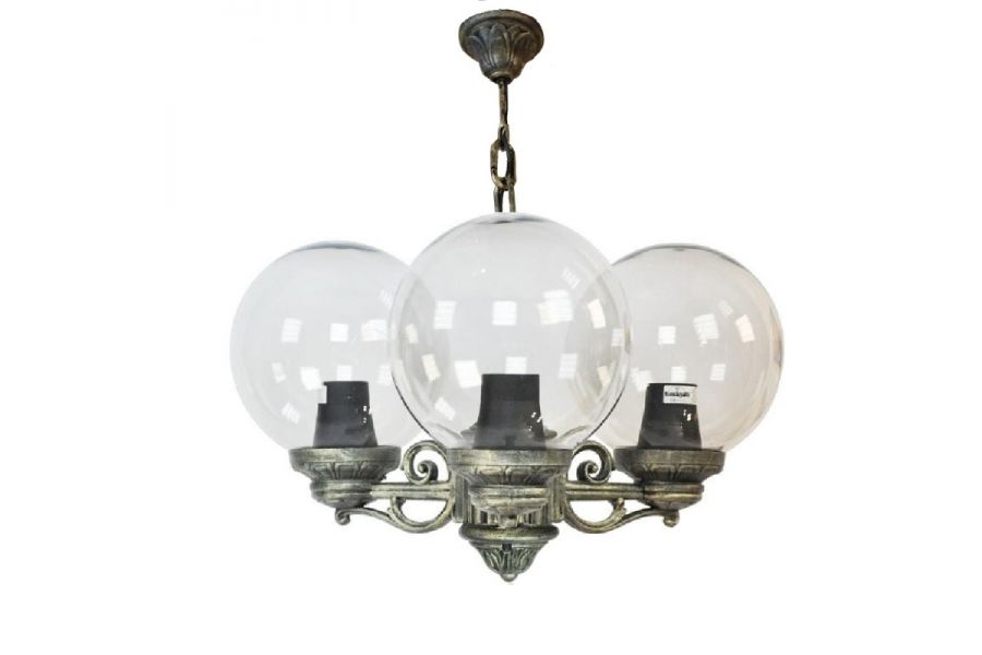 Уличный подвесной светильник Fumagalli Sichem/Bisso/G250 3L G25.120.S30.BXE27