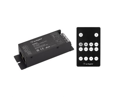 Диммер Arlight ARL-SYNC-Dim Black (12-24V, 1x25A, ПДУ 14кн, RF, RJ45) 035135