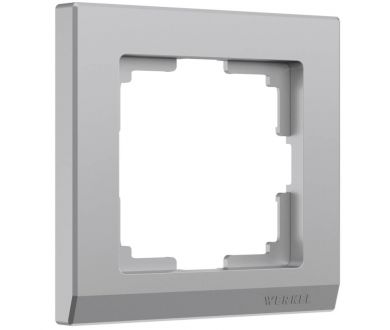 Рамка на 1 пост Werkel Stark серебряный W0011806 4690389161704