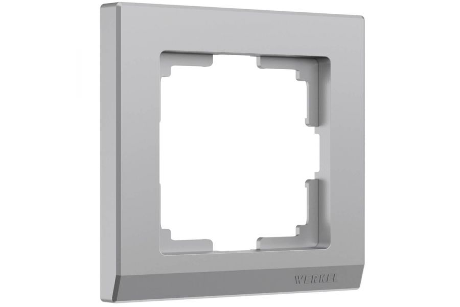 Рамка на 1 пост Werkel Stark серебряный W0011806 4690389161704