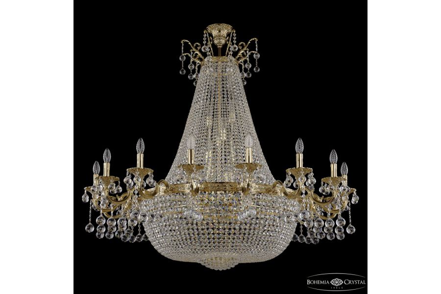 Потолочная люстра Bohemia Ivele Crystal 2228H201/16/135IV/Y1 G