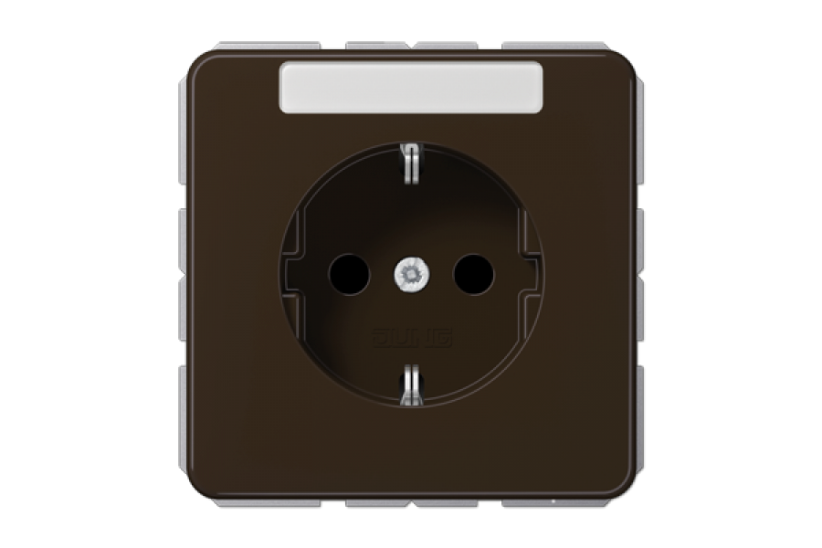Розетка штепсельная Schuko Jung CD1520BFNABR