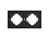 Рамка пластиковая на 2 поста Arlight FRM-TENDO-SFPL-2-BK 054646