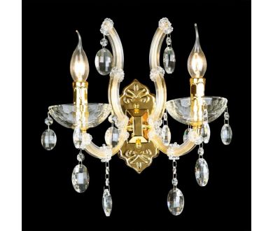 Бра Crystal Lux Hollywood AP2 Gold