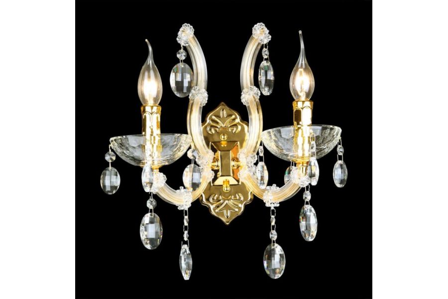 Бра Crystal Lux Hollywood AP2 Gold