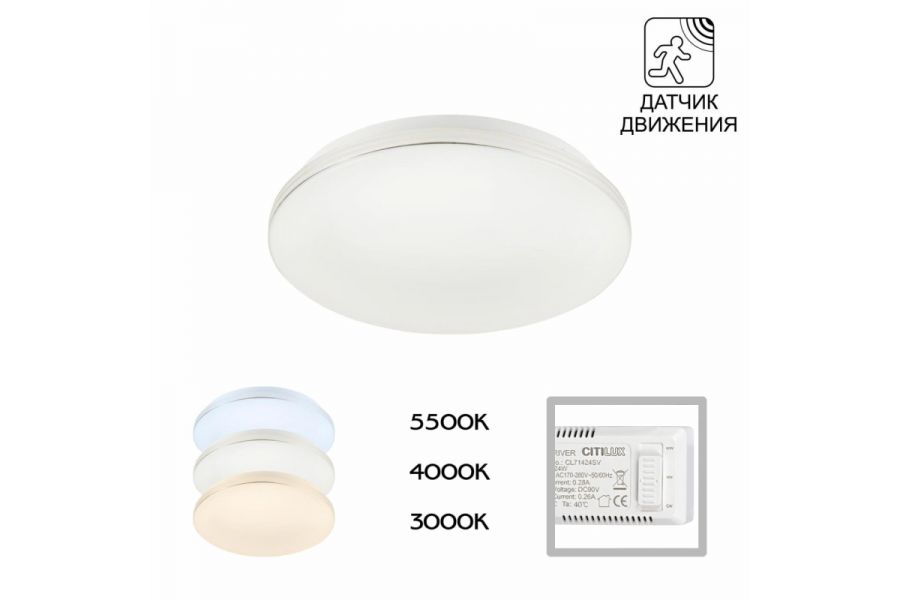 Потолочный светильник Citilux Симпла CL71424SV