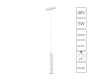 Трековый магнитный светильник Arte Lamp Rapid A1159PL-1WH