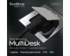 Лючок на 2 модуля IP44 с монтажной коробкой для бетонных полов , тип MDK20 Systeme Elecrtic MultiDesk MDK20202MBC
