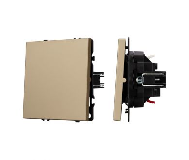 Выключатель проходной 1 кл софт-тач золотой песок Arlight SWT-MKP1-SFPL-GD (250V, 10A) 054247(1)
