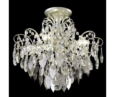Потолочный светильник Crystal Lux ESMIRALDA PL4 SILVER