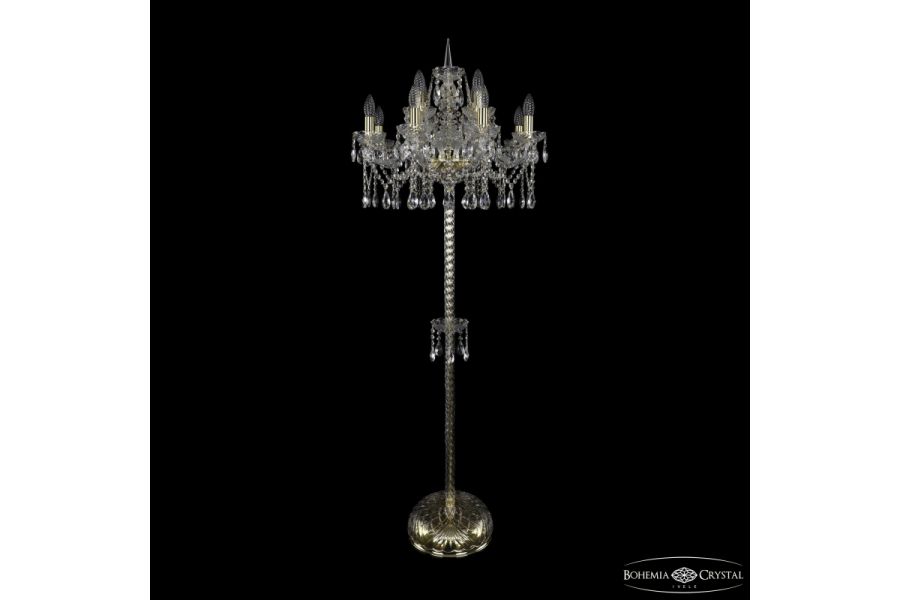 Торшер Bohemia Ivele Crystal 1413T2/8+4/200-165 G