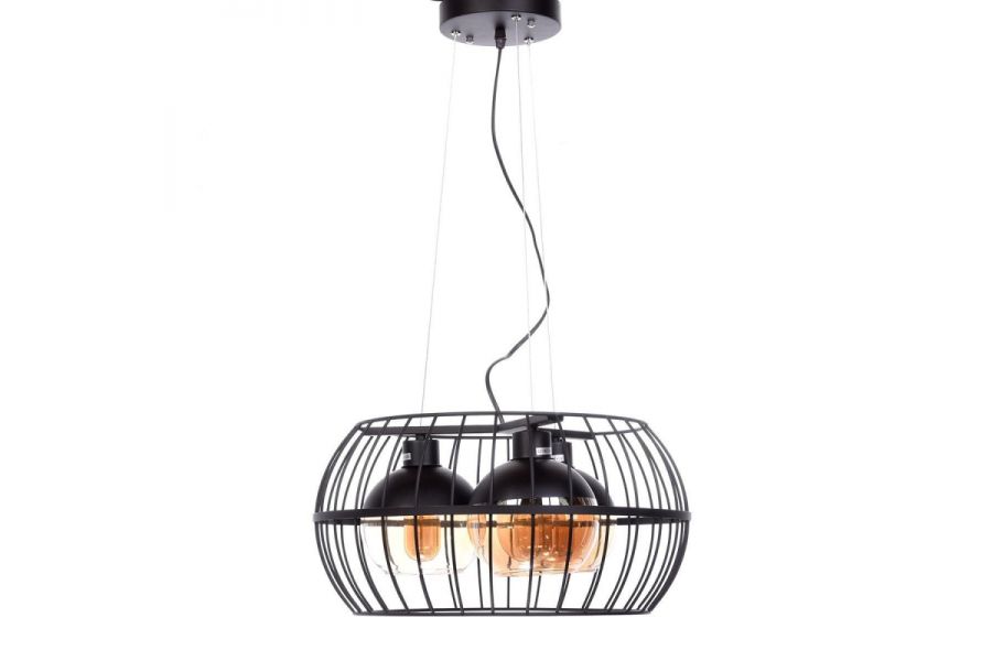 Подвесная люстра Lumina Deco Optis LDP 11765-3 BK