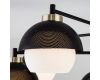 Люстра на штанге Eurosvet 70106/8 черный Smart a044935