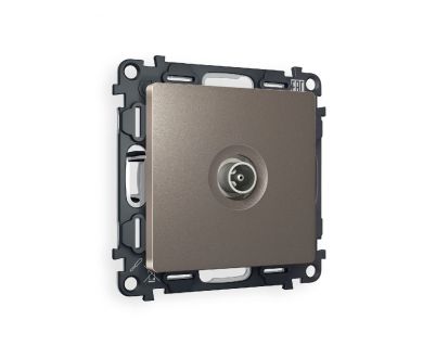 Комплект механизма TV розетки оконечной 50-870 MHz 1dB Ambrella Volt Alfa MA643010