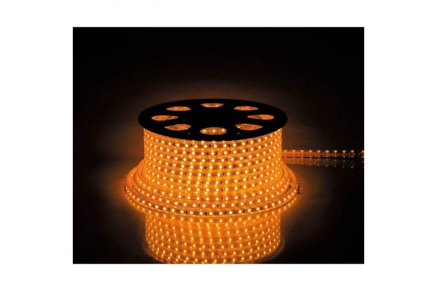 Светодиодная влагозащищенная лента Feron 4,4W/m 60LED/m 2835SMD желтый 100M LS704 26240