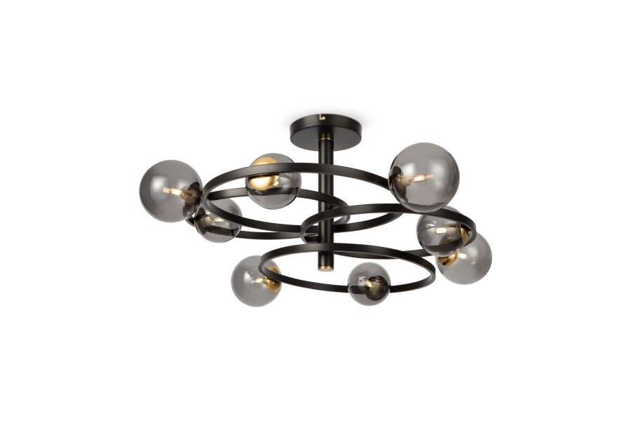 Люстра на штанге Freya Curl FR5238CL-08B