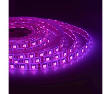 Светодиодная лента Apeyron 12В СТ 14,4Вт/м smd5050 60д/м IP65 5м RGB 00-12
