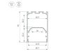 Алюминиевый профиль Arlight LINE-S-5075-2000 BLACK 041847
