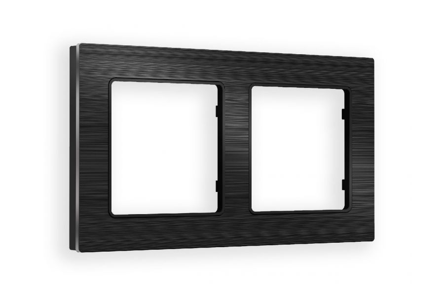 Рамка двухместная Ambrella Volt Platos AF550502