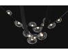 Подвесной светодиодный светильник Crystal Lux Bosque SP7 L3000 Black/Transparent