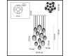 Каскадная люстра Odeon Light Mussels 5039/11
