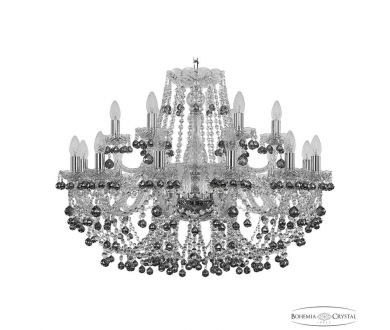 Подвесная люстра Bohemia Ivele Crystal 1409/12+6/300 Ni K731