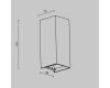 Уличный настенный светильник Maytoni Drape O525WL-L10B3K