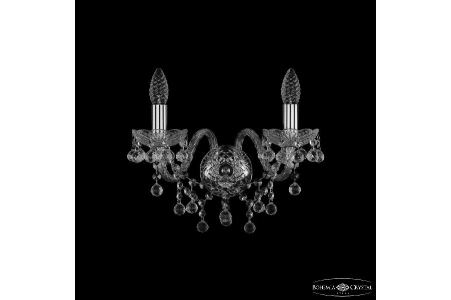 Бра Bohemia Ivele Crystal 1409B/2/160 Ni