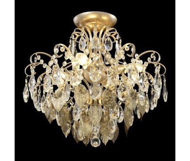 Потолочный светильник Crystal Lux ESMIRALDA PL4 GOLD