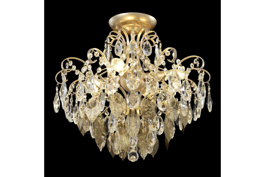 Потолочный светильник Crystal Lux ESMIRALDA PL4 GOLD