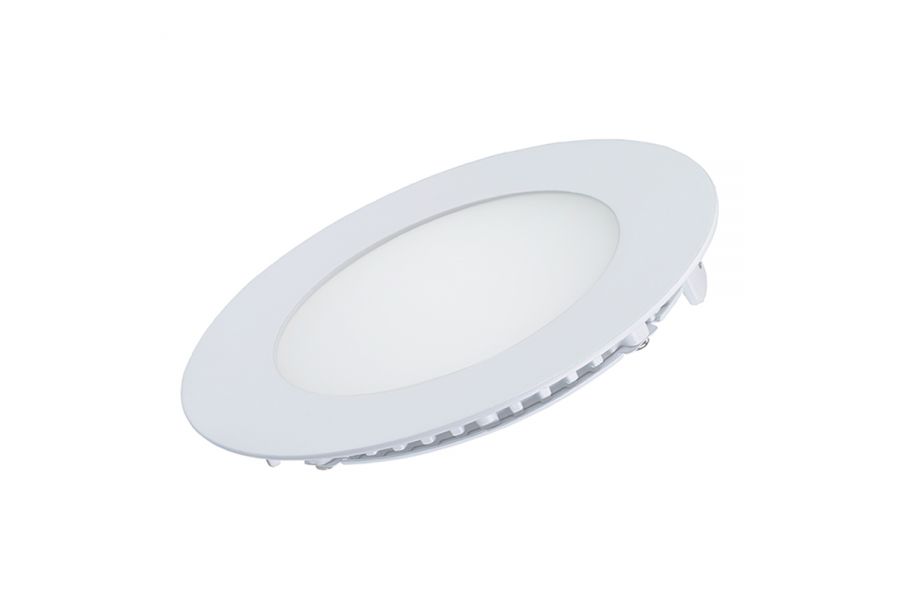 Встраиваемый светильник Arlight MS-EDGE-R120-6W Warm3000 (WH, 115 deg, 230V) (IP44 Металл) 049176