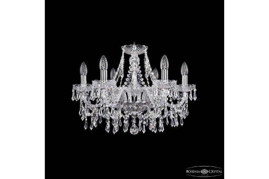 Подвесная люстра Bohemia Ivele Crystal 1403/6/195 Ni
