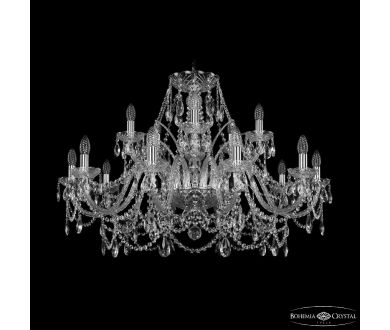 Подвесная люстра Bohemia Ivele Crystal 1411/10+5/360 Ni