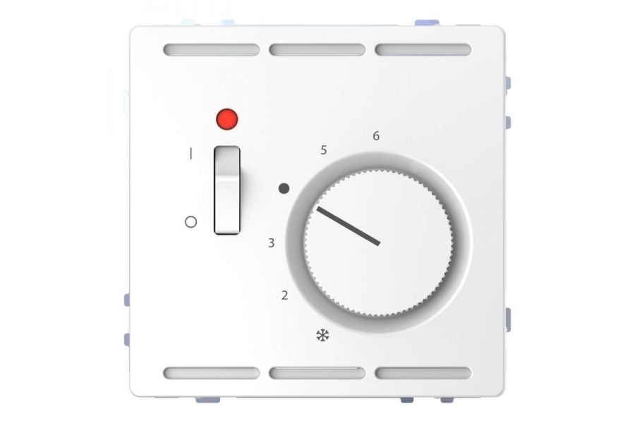 Терморегулятор Schneider Electric Merten D-Life с центральной платой с выключателем 230V MTN5760-6035