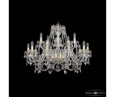 Подвесная люстра Bohemia Ivele Crystal 1411/10+5/300 G