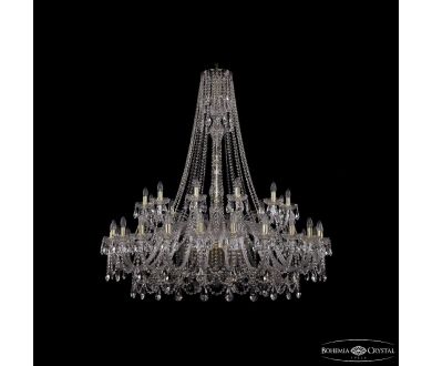 Подвесная люстра Bohemia Ivele Crystal 1411/24+12/530/h-154 G